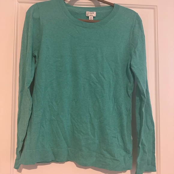 J-Crew teal light weight sweater NWT - Med - Picture 1 of 4